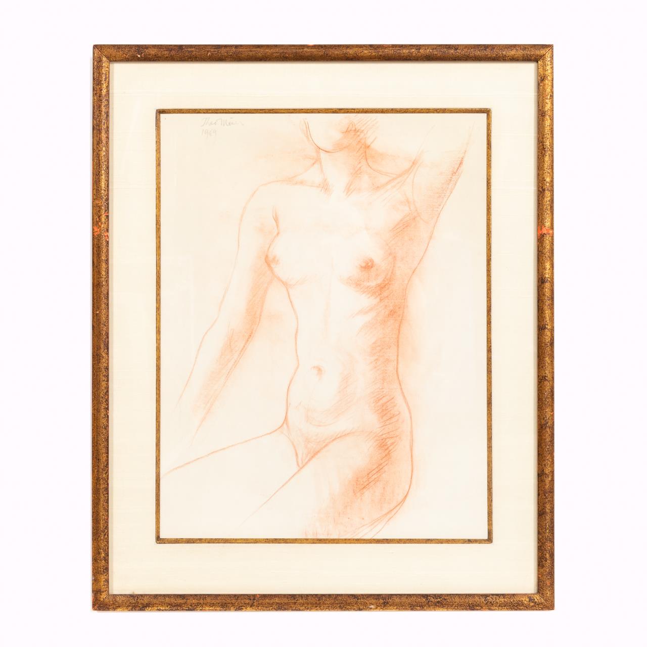 THEO MEIER, FEMALE NUDE FIGURE