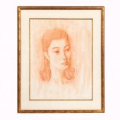 THEO MEIER, PORTRAIT DRAWING O