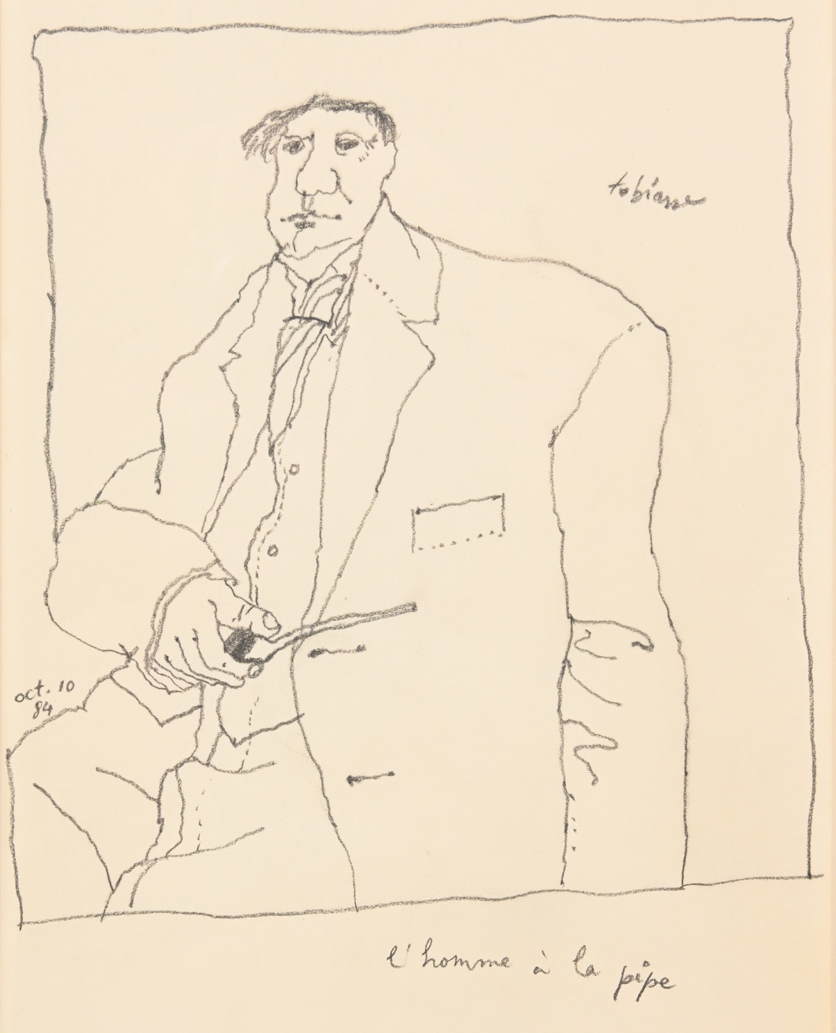 THEO TOBIASSE ORIGINAL DRAWING