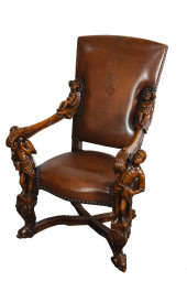 THEODORE ALEXANDER CARVED WOOD