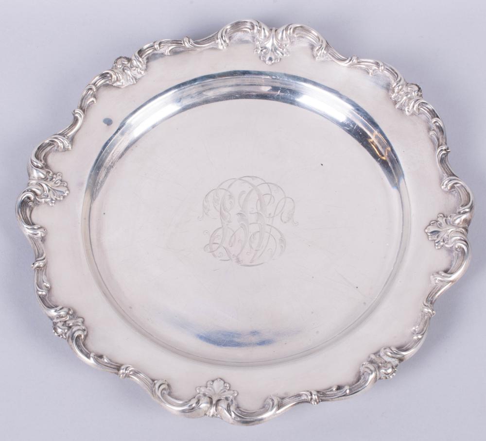THEODORE B. STARR SILVER SALVER