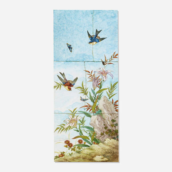 Théodore Deck 1823–1891. Three-tile