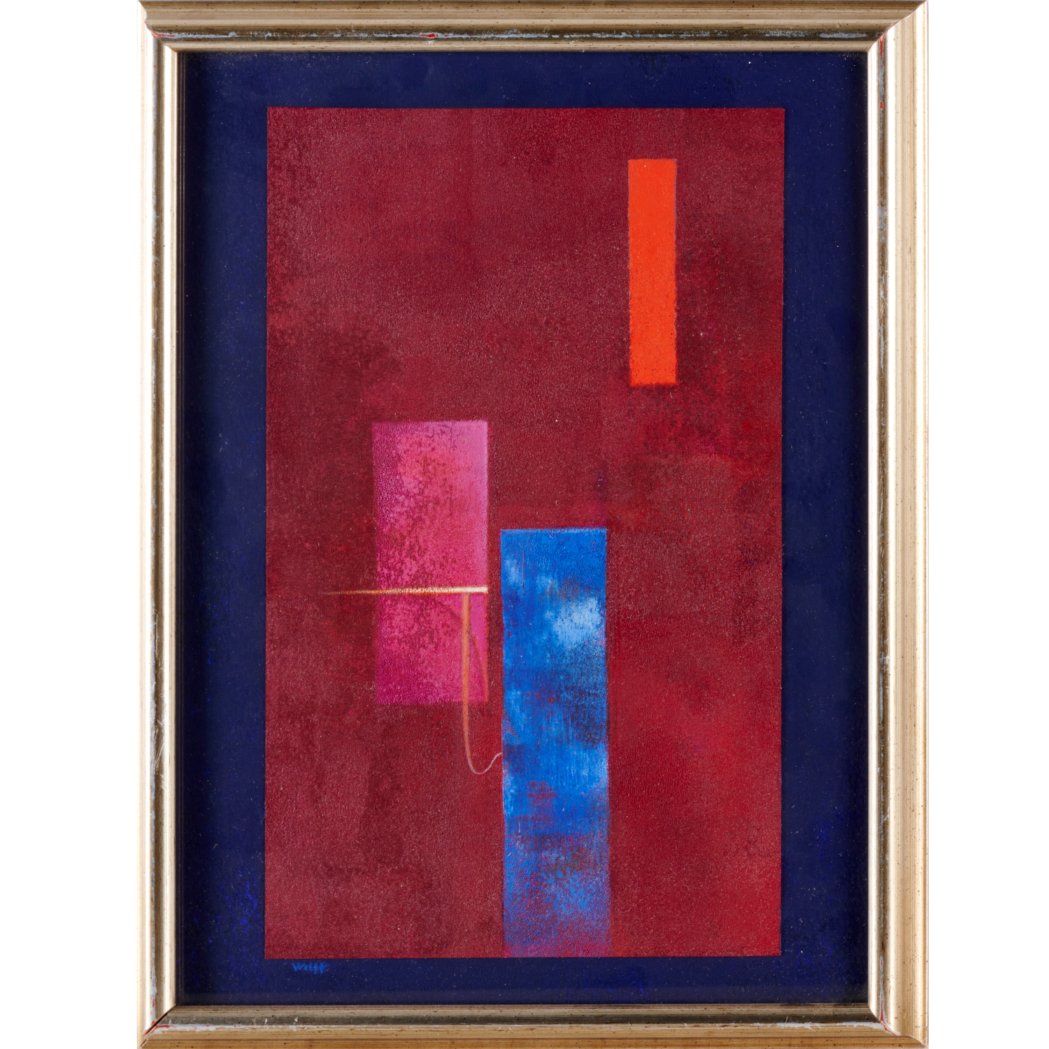 THEODORE F. WOLFF, ACRYLIC ON PAPER
