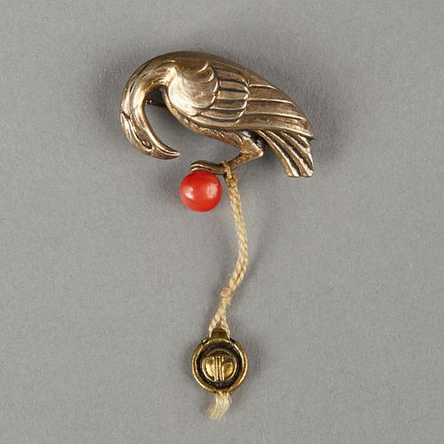 THEODORE FAHRNER GERMAN SILVER BIRD