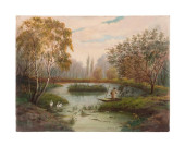 THEODORE HINES RIVER LANDSCAPE