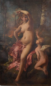 THEODORE LEVIGNE OIL ON CANVAS