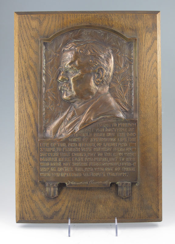 THEODORE ROOSEVELT PATINATED