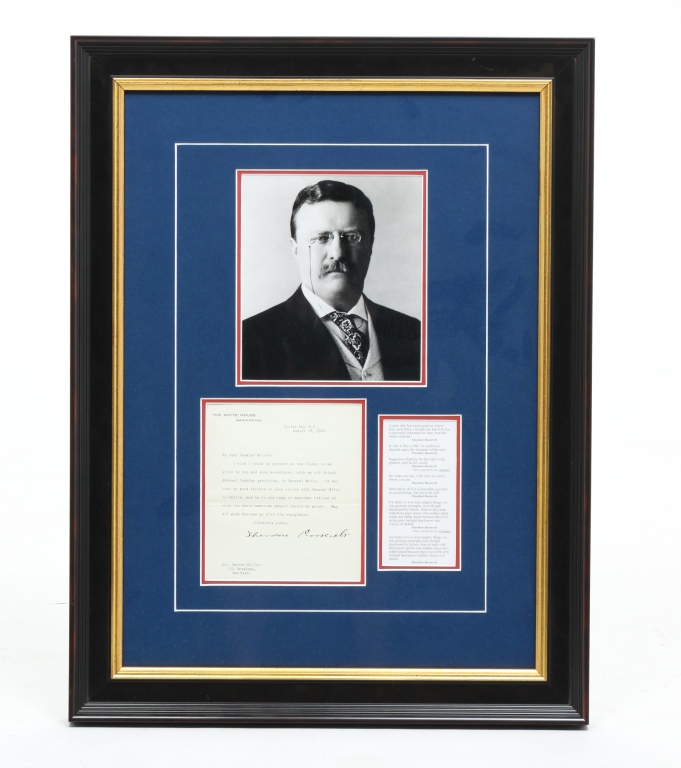 THEODORE ROOSEVELT SIGNATURE.