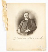 THEODORE ROOSEVELT SIGNED PROG