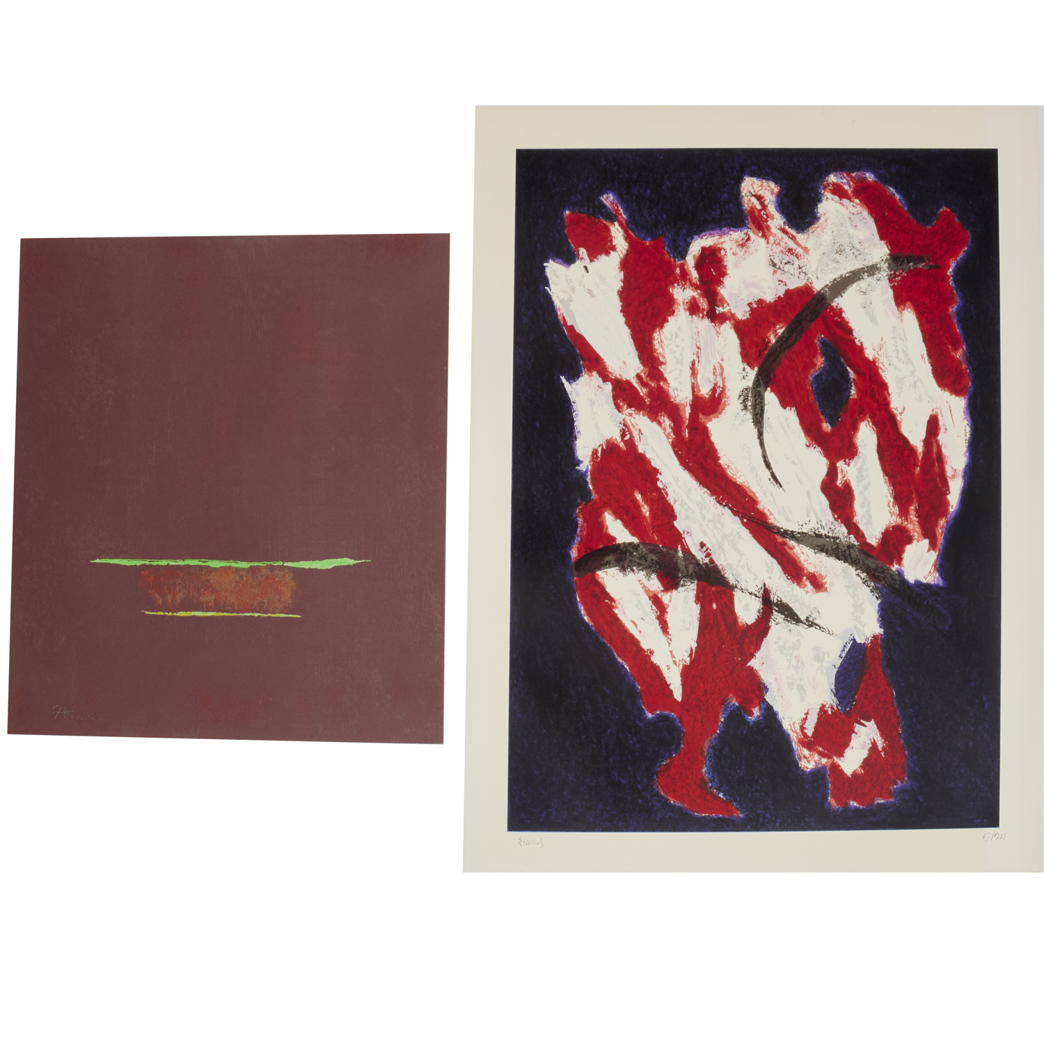 THEODOROS STAMOS, (2) SIGNED