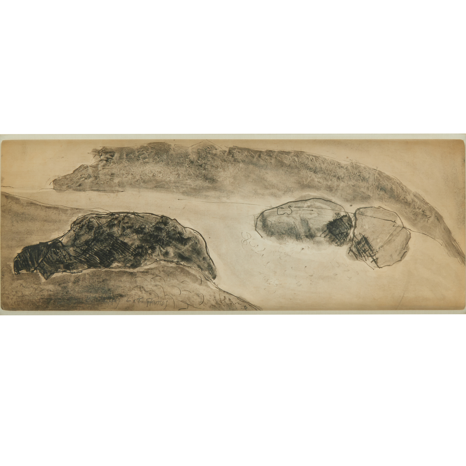 THEODOROS STAMOS, INK ON PAPER,