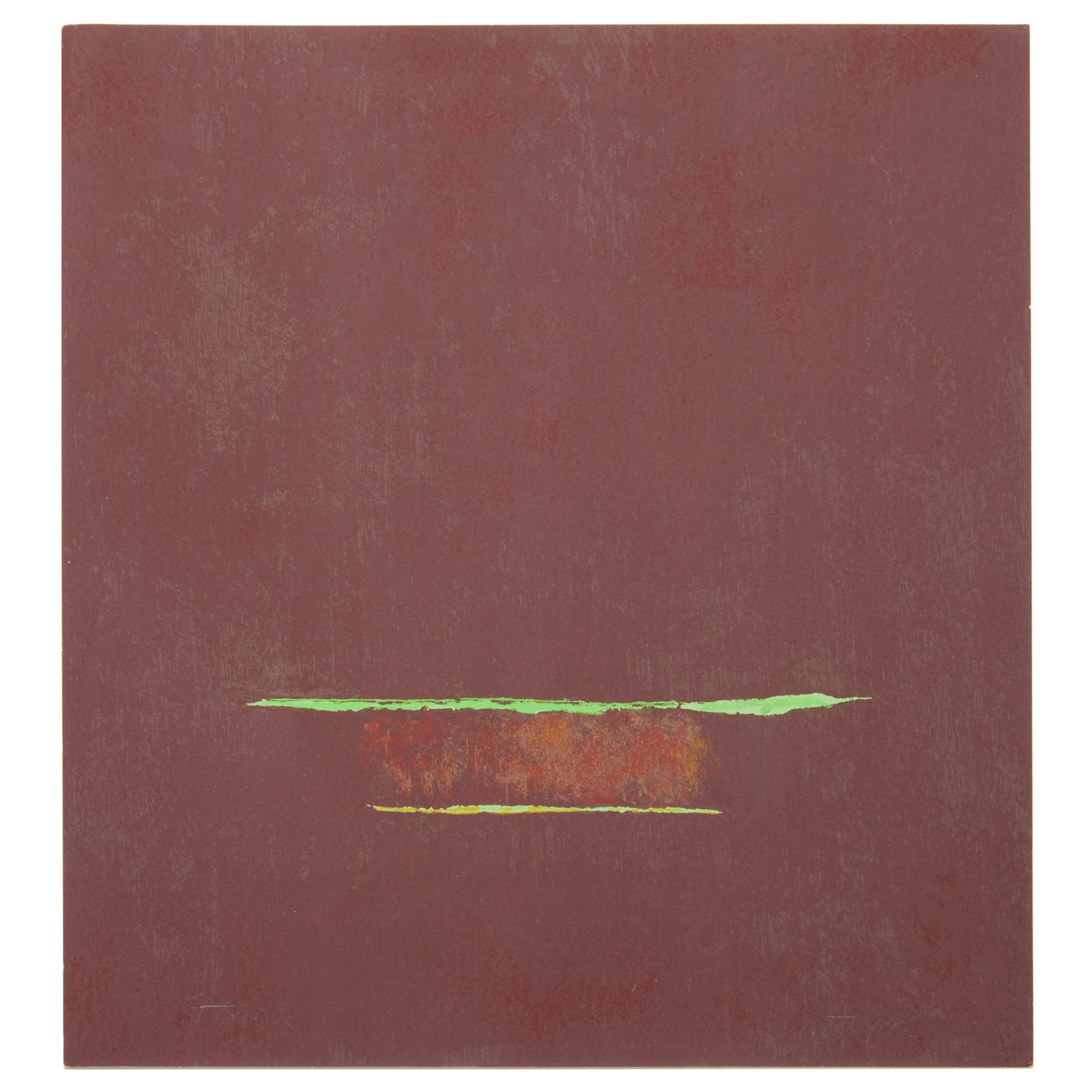 THEODOROS STAMOS, SCREEN PRINT,