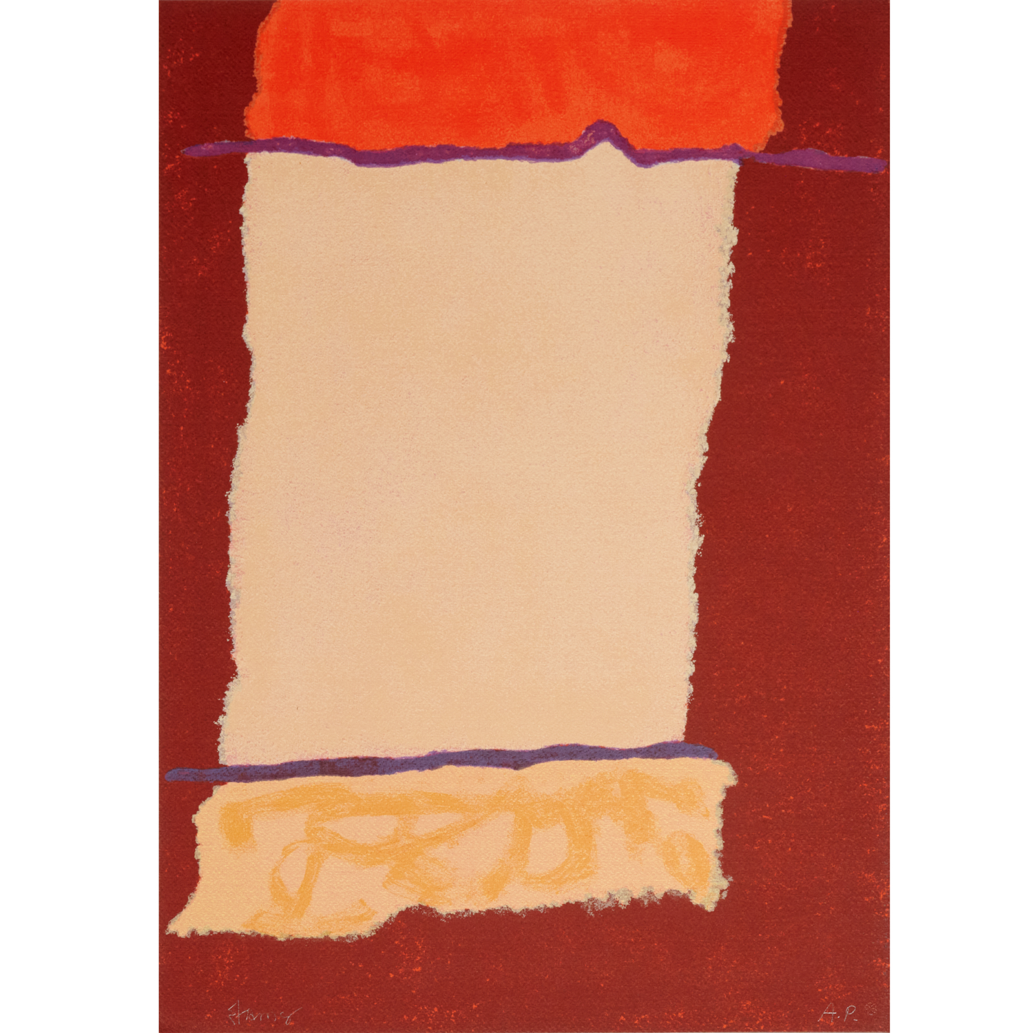 THEODOROS STAMOS, SCREENPRINT, AP