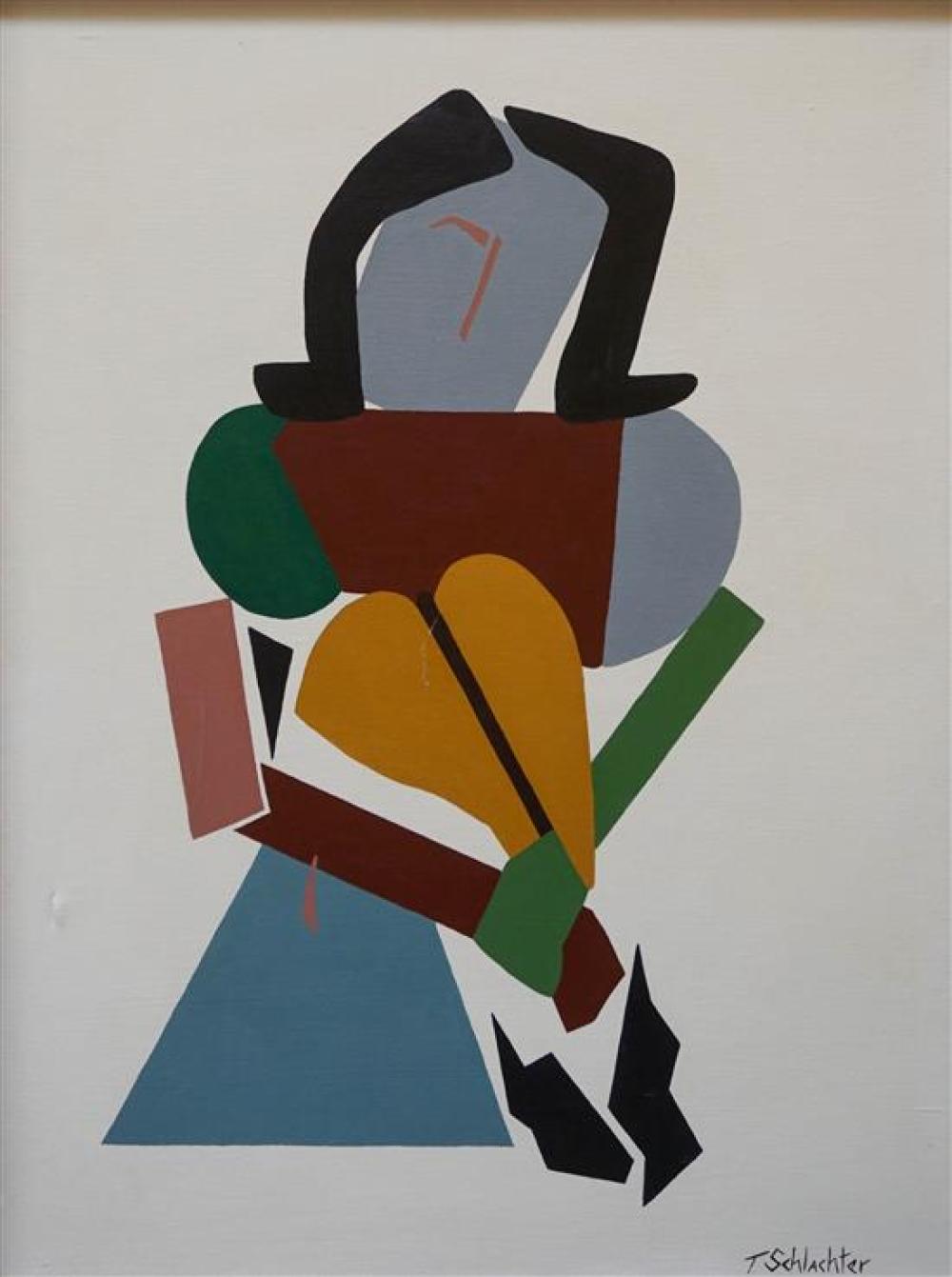 THERESA SCHLACHTER, SEATED WOMAN,