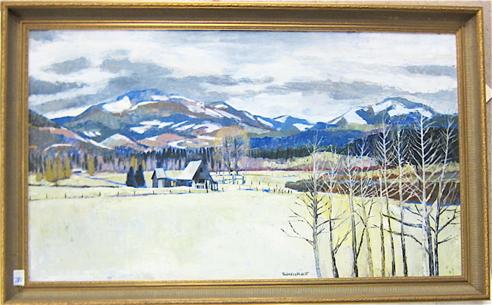 THERESE ALBERT OIL ON CANVAS.