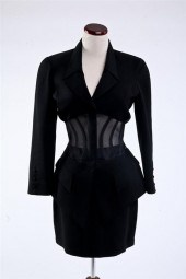 THIERRY MUGLER BLACK SKIRT SUI
