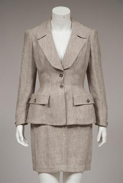 Thierry Mugler linen skirt