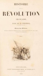 Thiers (M A) Histoire de la Re