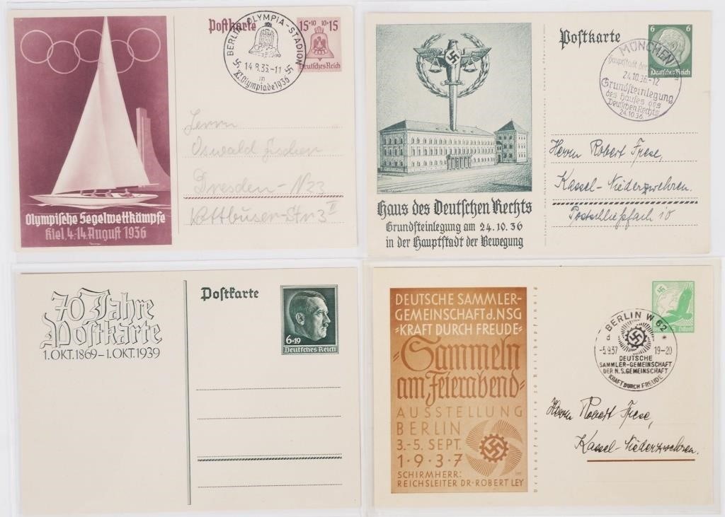 THIRD REICH NAZI POSTCARDS