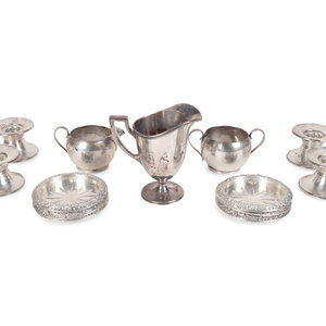 Thirteen American Silver Table
