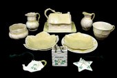 THIRTEEN ASSORTED BELLEEK PIEC