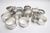 THIRTEEN ASSORTED STERLING SIL