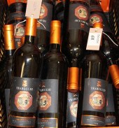 Thirteen bottles of Trabucchi