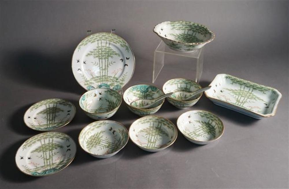 THIRTEEN CHINESE ENAMEL DECORATED