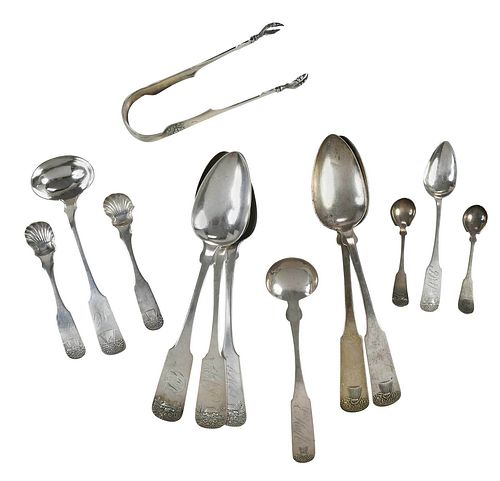 THIRTEEN COIN SILVER
