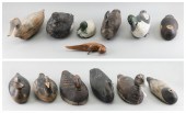 THIRTEEN DECOYS 20TH CENTURY L