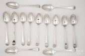 THIRTEEN GEORGIAN TABLESPOONST