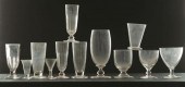 THIRTEEN GLASSES INCLUDING ALE