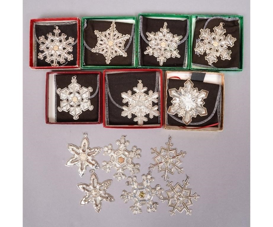 Thirteen Gorham sterling silver