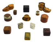 THIRTEEN INKWELLS OF VARIOUS M