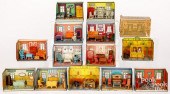 THIRTEEN MARX TIN LITHOGRAPH N