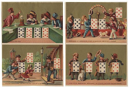 THIRTEEN MISCELLANEOUS PLAYING CARD