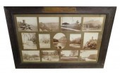 THIRTEEN PHOTOGRAPHS FRAMED TO