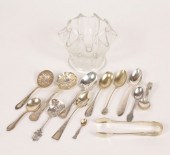 Thirteen spoons; various style