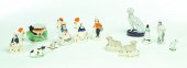 THIRTEEN STAFFORDSHIRE FIGURIN