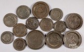 THIRTEEN TIN ABC PLATES, CA. 1