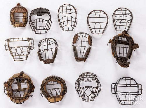 THIRTEEN VINTAGE BASEBALL