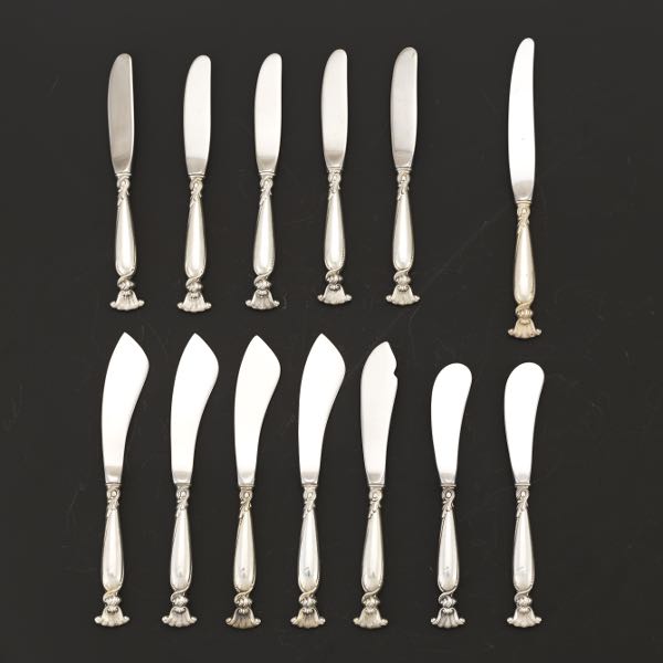 THIRTEEN WALLACE STERLING SILVER