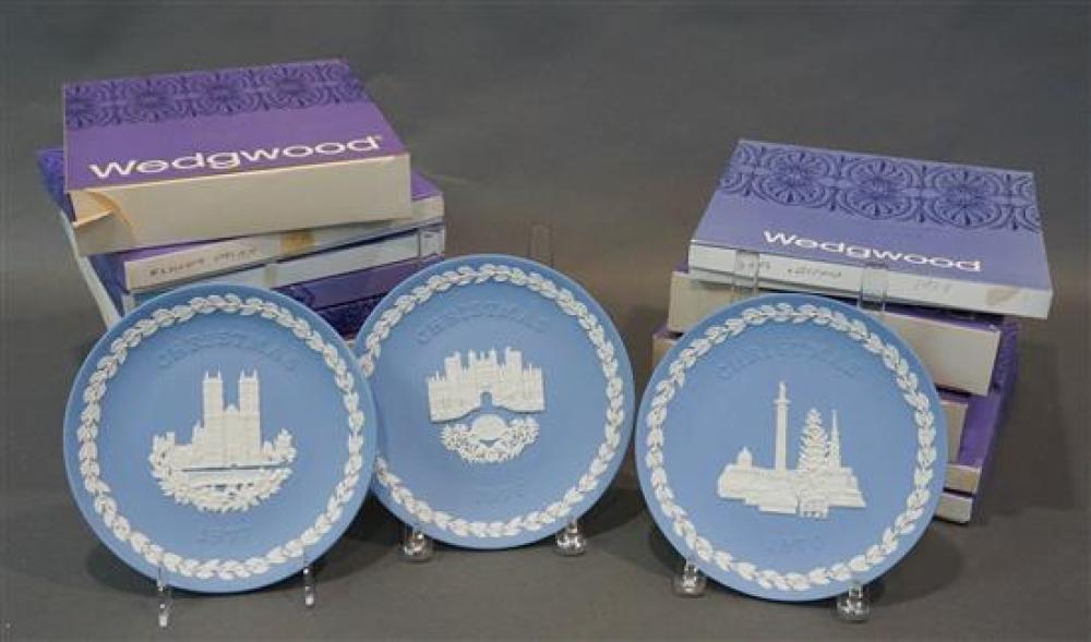 THIRTEEN WEDGWOOD JASPERWARE