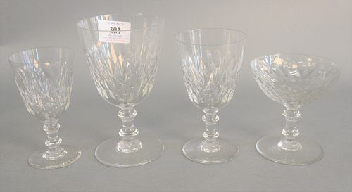 THIRTY BACCARAT ARMAGNAC CRYSTAL