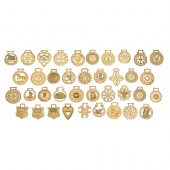 Thirty-eight horse brasses  ma