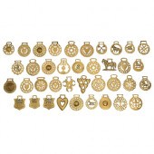 Thirty-eight horse brasses,  m