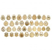 Thirty-eight horse brasses,  m
