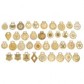 Thirty-eight horse brasses,  m