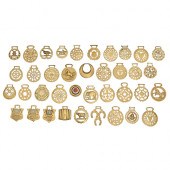 Thirty-eight horse brasses,  m