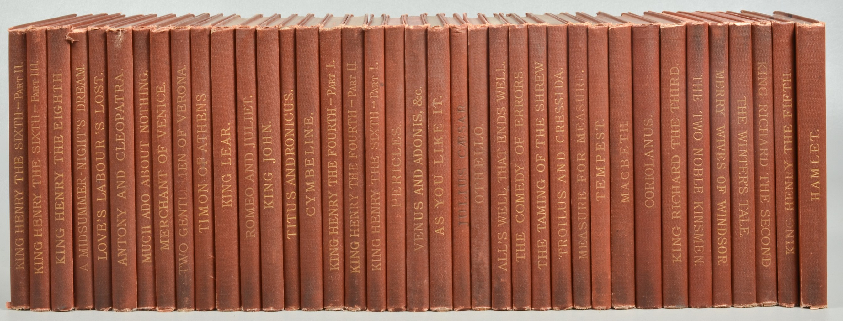Thirty-eight pocket volumes,